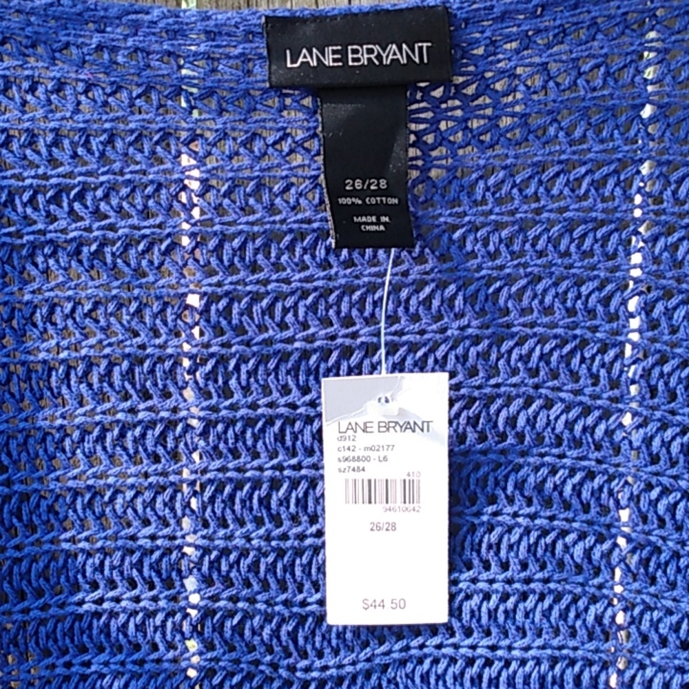 Lane Bryant Blue Sweater - Picture 2 of 3